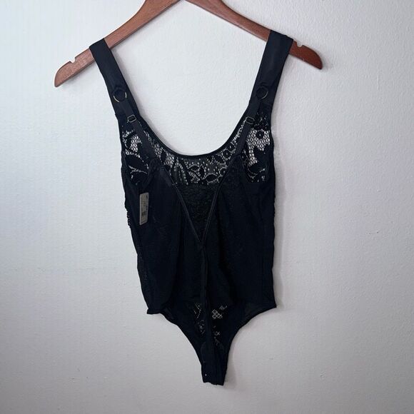 Free People Off Beat Bodysuit Black Size XS - Picture 9 of 9